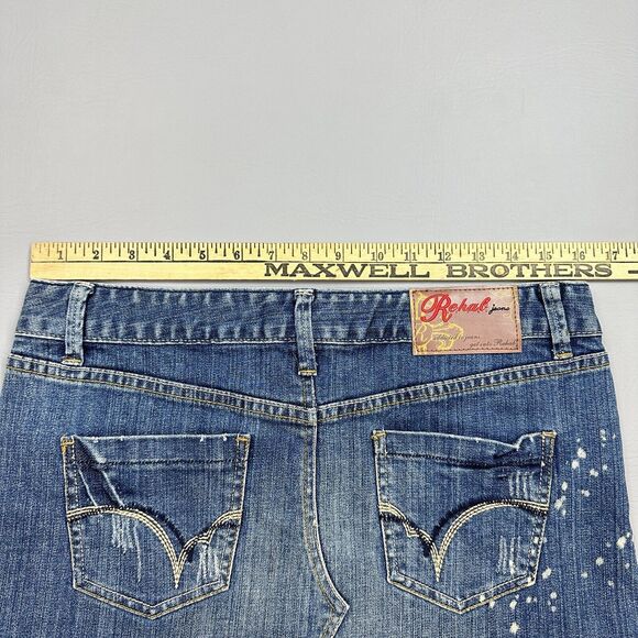 Vintage Rehab Jeans Mini Skirt Womens 11 Medium Wash Denim Y2K NOS - Picture 8 of 16
